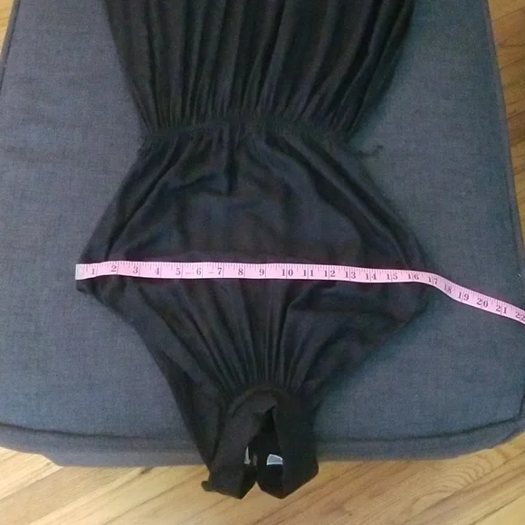 Black Fred Charles Halter Sleeveless Dress Size 5 - Picture 8 of 9